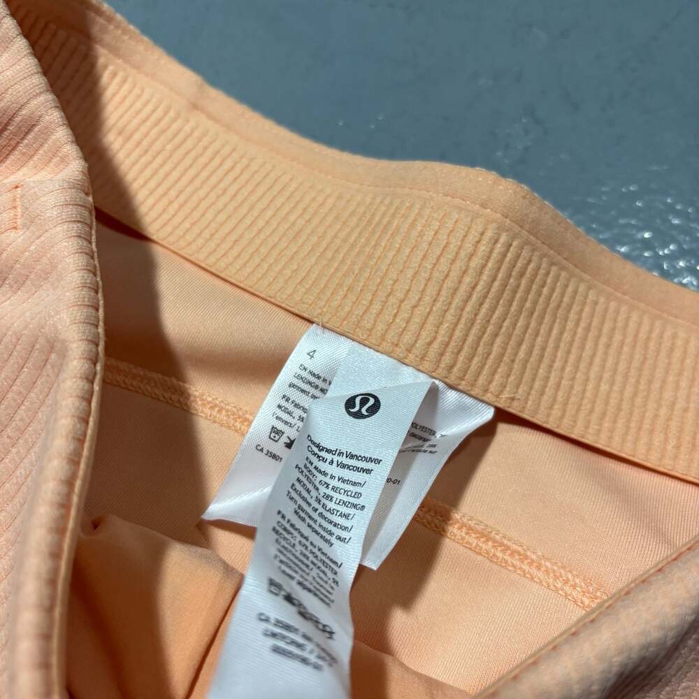 Lululemon Ribbed Softstreme High Rise Shorts - Picture 3 of 7